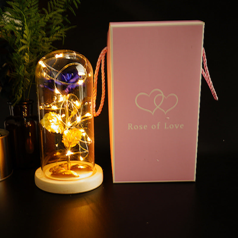 Preserved Flower In Glass Gift